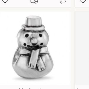 Pandora retired snowman